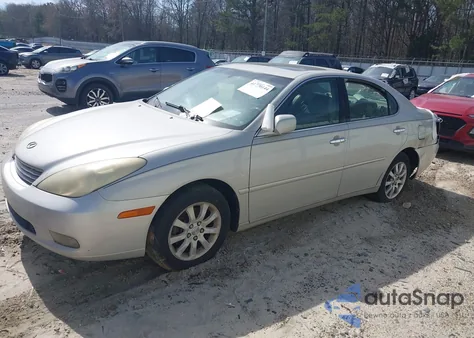 2004 Lexus Es 330 из США, поврежденный, VIN JTHBA30G045016730